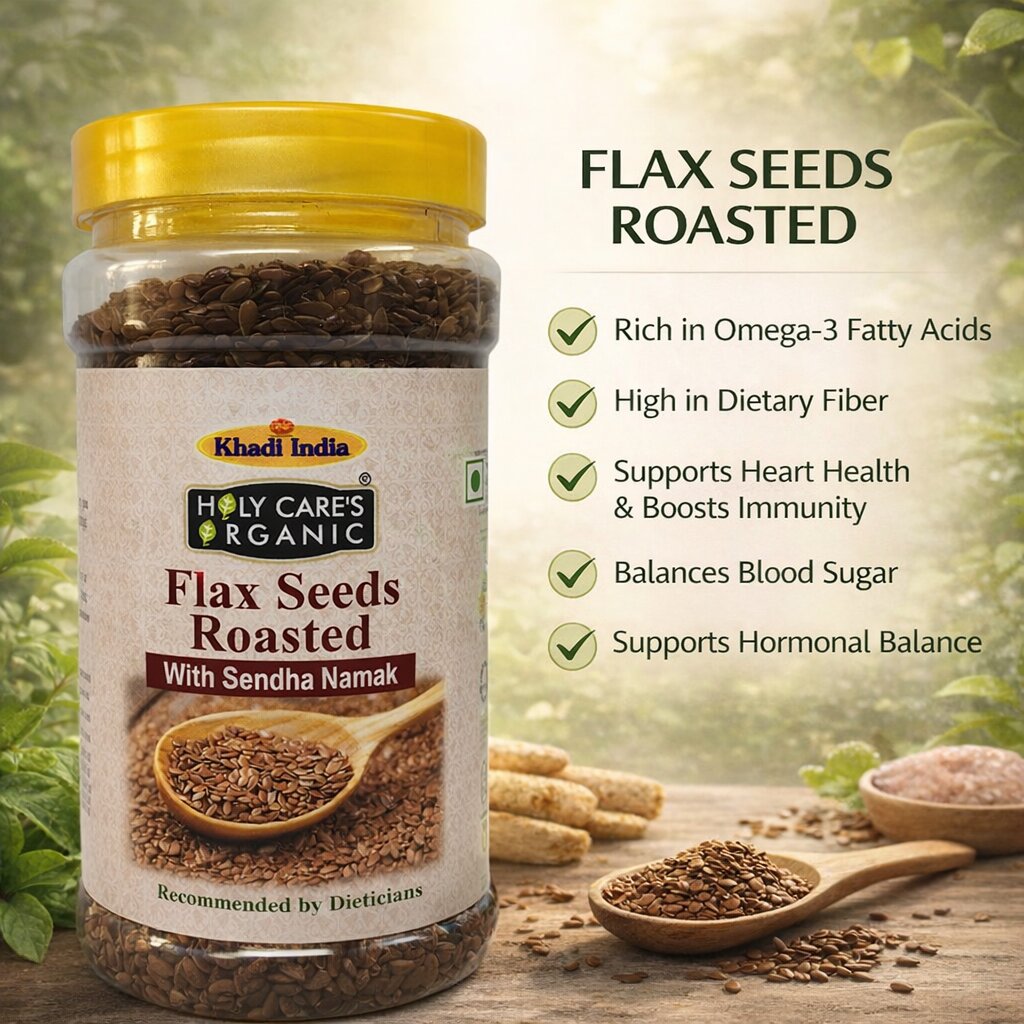 flax seeds roasted